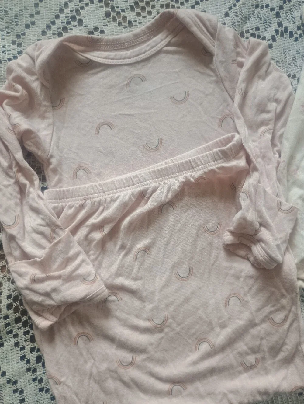 Newborn essentials bundle #3 Swaddle Towel Bodysuit Gown Sleepers